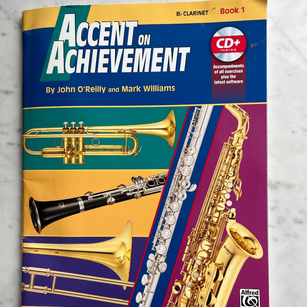 Accent on Achievement Clarinet Music Book 1
